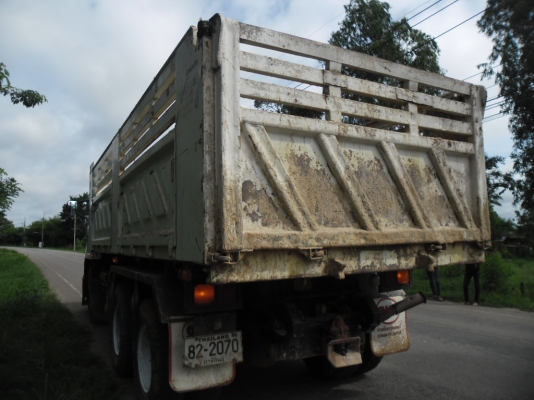 ขายดาวน์รถ พ่วงดั้มแม่ลูก MITSUFUSO EURO 3 ปี 55 เครื่อง 240 แรง