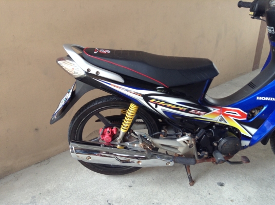 ขาย!!! เวฟ125R ล้อแม็กฮอนด้าแท้ กุญแจใหญ่ ดิ๊สหน้าหลัง ปี49 รถเครื่องดีคับ ทะเบียนครบ ภาษี57