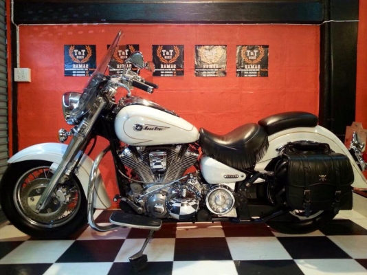 T&amp;T BIKE RAMA2 ขายราคาพิเศษเพียง 269000฿ YAMAHA ROAD STAR1600 ปี2003 สภาพเทพ รถสวยเงางาม100\% เอกสาร อินวอย สรรพสามิต แท้ๆ พร้อมกระเป๋า หนัง1คู่