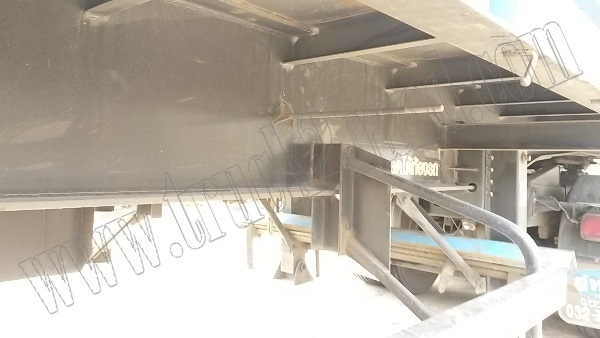 หางพ่วงเทเลอร์พื้นเรียบ12ล้อ 3เพลา ของบริษัทสามมิตร ปี53