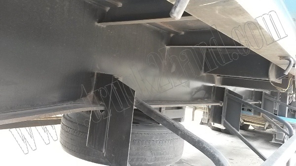 หางพ่วงเทเลอร์พื้นเรียบ12ล้อ 3เพลา ของบริษัทสามมิตร ปี53