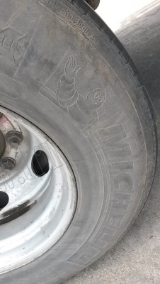 หางพ่วงเทเลอร์พื้นเรียบ12ล้อ 3เพลา ของบริษัทสามมิตร ปี53