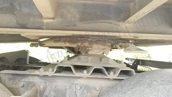 หางพ่วงเทเลอร์พื้นเรียบ12ล้อ 3เพลา ของบริษัทสามมิตร ปี53