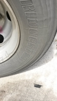 หางพ่วงเทเลอร์พื้นเรียบ12ล้อ 3เพลา ของบริษัทสามมิตร ปี53