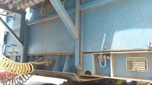 หางพ่วงเทเลอร์พื้นเรียบ12ล้อ 3เพลา ของบริษัทสามมิตร ปี53