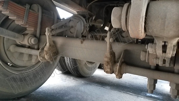 หางพ่วงเทเลอร์พื้นเรียบ12ล้อ 3เพลา ของบริษัทสามมิตร ปี53