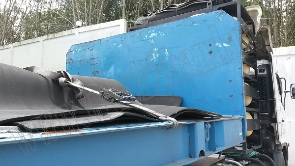 หางพ่วงเทเลอร์พื้นเรียบ12ล้อ 3เพลา ของบริษัทสามมิตร ปี53