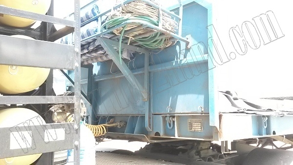 หางพ่วงเทเลอร์พื้นเรียบ12ล้อ 3เพลา ของบริษัทสามมิตร ปี53