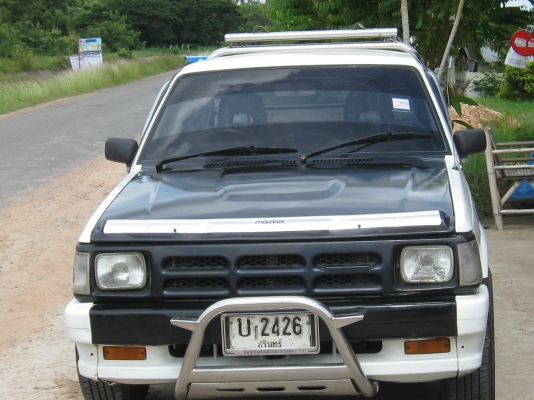 ขายกระบะ มาสด้าแค็ป B2500 เครื่อง ISUZU ฝ่าดำเดิมๆ ติดรถ