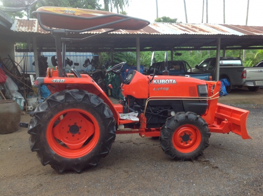 ปัญญาแทรคเตอร์มาแล้ว...จัดมาให้ครับ คูโบต้า L3408 พร้อมใบมีดคานล่าง โรตาลี่สยามอิมพรีเม้น160 เล่มทะเบียนพร้อม ส่งฟรีทั่วไทย