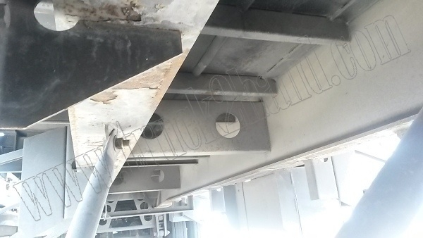 หางพ่วงเทเลอร์พื้นเรียบ12ล้อ 3เพลา ของบริษัทสามมิตร ปี53