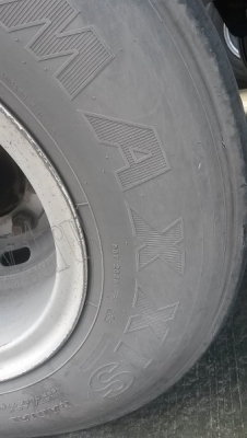 หางพ่วงเทเลอร์พื้นเรียบ12ล้อ 3เพลา ของบริษัทสามมิตร ปี53