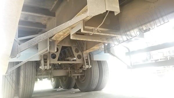 หางพ่วงเทเลอร์พื้นเรียบ12ล้อ 3เพลา ของบริษัทสามมิตร ปี53