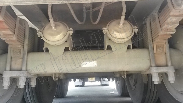 หางพ่วงเทเลอร์พื้นเรียบ12ล้อ 3เพลา ของบริษัทสามมิตร ปี53