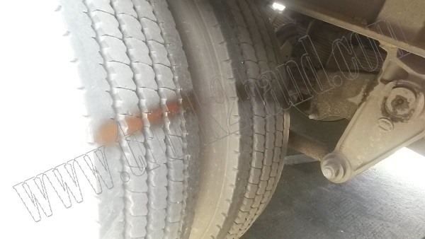 หางพ่วงเทเลอร์พื้นเรียบ12ล้อ 3เพลา ของบริษัทสามมิตร ปี53