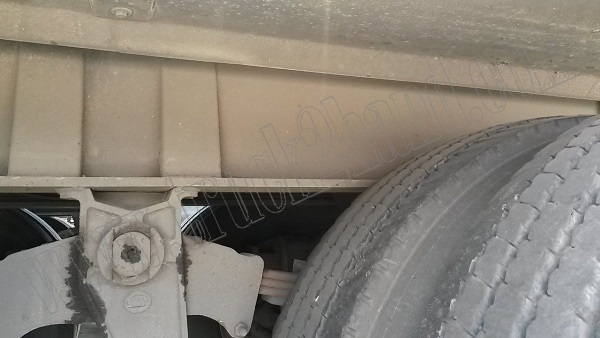 หางพ่วงเทเลอร์พื้นเรียบ12ล้อ 3เพลา ของบริษัทสามมิตร ปี53