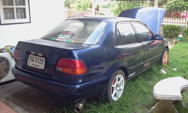 โตโยต้า AE-111 corolla โฉม ตูดเป็ด ปี96 แก็ส LPG มาขับไปได้เลย แบ่งกันไปทำกินคับ โตโยต้า AE-111 corolla โฉม ตูดเป็ด ปี96 แก็ส LPG มาขับไปได้เลย แบ่งกันไปทำกินคับ