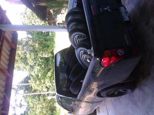 ล้อกะทะ16ป้ายแดงยางบิดโตน205R16ปี5013มี3ชุด70กม.ถอด