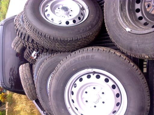 ล้อกะทะ16ป้ายแดงยางบิดโตน205R16ปี5013มี3ชุด70กม.ถอด ล้อกะทะ16ป้ายแดงยางบิดโตน205R16ปี5013มี3ชุด70กม.ถอด