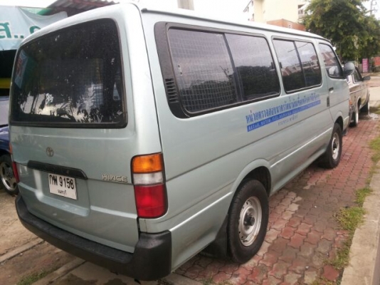 HIACE มือเดียว รย.1 จดรถนั่ง 7 ที่นั่ง ท้ายบรรทุก หายาก สวยเดิมทั้งคัน เครื่องดีเซล 2 L