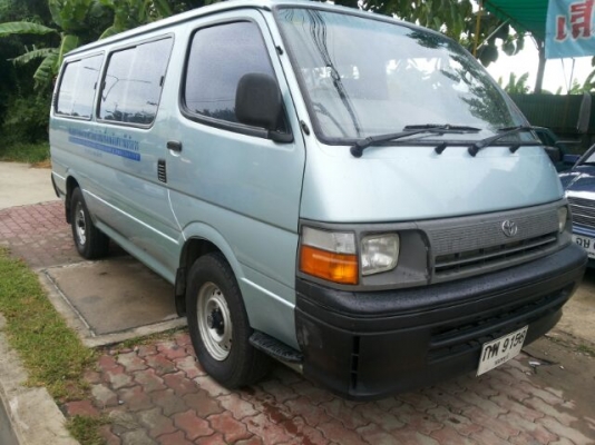 HIACE มือเดียว รย.1 จดรถนั่ง 7 ที่นั่ง ท้ายบรรทุก หายาก สวยเดิมทั้งคัน เครื่องดีเซล 2 L