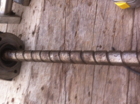 ชุดบอลสกรู ขนาด 20 มม. ยาว 95 ซม. พร้อมชุดยึดหัวท้าย ลูกเลื่อนขนาดใหญ่ ใช้เลือนขับรางของเครื่อง CNC