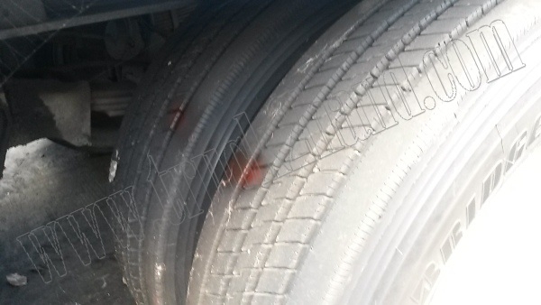 หางพ่วงเทเลอร์พื้นเรียบ12ล้อ 3เพลา ของบริษัทสามมิตร ปี53