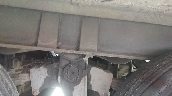 หางพ่วงเทเลอร์พื้นเรียบ12ล้อ 3เพลา ของบริษัทสามมิตร ปี53