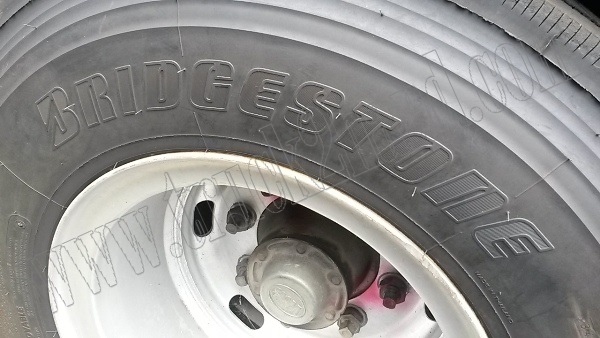 หางพ่วงเทเลอร์พื้นเรียบ12ล้อ 3เพลา ของบริษัทสามมิตร ปี53