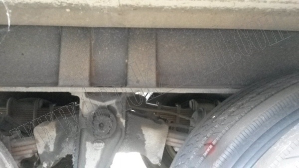 หางพ่วงเทเลอร์พื้นเรียบ12ล้อ 3เพลา ของบริษัทสามมิตร ปี53