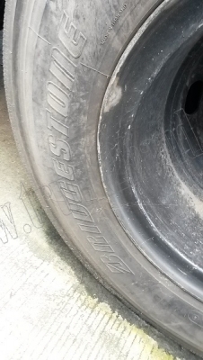 หางพ่วงเทเลอร์พื้นเรียบ12ล้อ 3เพลา ของบริษัทสามมิตร ปี53