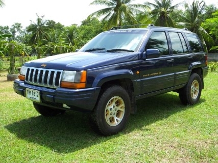 ขายรถ Jeep Grand Cherokee สีน้ำเงิน เบาะหนังแท้ แก๊ส+เบนซิน ดูแลอย่างดี ราคาประหยัด ขายรถ Jeep Grand Cherokee สีน้ำเงิน เบาะหนังแท้ แก๊ส+เบนซิน ดูแลอย่างดี ราคาประหยัด