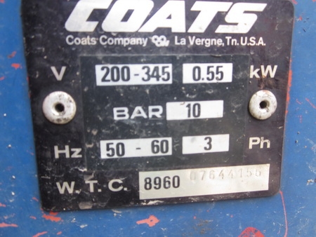 มาอีกแล้วครับ ท่านลูกค้า -- เครื่องถอดยาง เปลียนยาง COATS มือสองเก่านอก สินค้ายอดฮิต มาอีกแล้วครับ ท่านลูกค้า -- เครื่องถอดยาง เปลียนยาง COATS มือสองเก่านอก สินค้ายอดฮิต