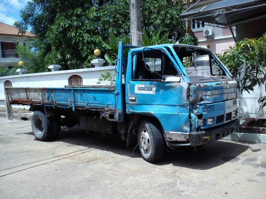 มัดจำแล้วครับ-139,000บ-ISUZU-NKR.6ล้อเครื่อง100.ครัชซีสวย.เครื่องแน่น.4.30เมตร.หัวเก๋งต้องเก็บงาน.กะจกแตก..