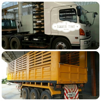 ขายหัวลาก HINO MEGA 1M EURO3 CNG10ถัง ปี53 วิ่งน้อย2แสน กม. สภาพดี เดิมๆๆสภาพพร้อมใช้งาน เล่มทะเบียนพร้อมโอน หางลาก3เพลาเหลี่ยม ดัมพ์ เครื่องดี