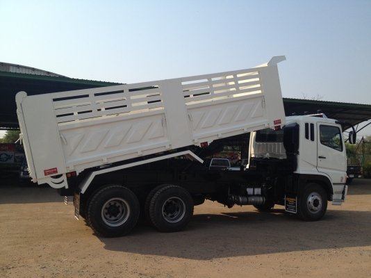 ขาย MITSUBISHI FUSO SUPERGRATE เครื่อง 6M70 380 แรงม้า ระบบน้ำมัน กระบะดัมพ์  6 เมตร กระบอกดั้มพ์ 15 ตัน ยาง 1000/20