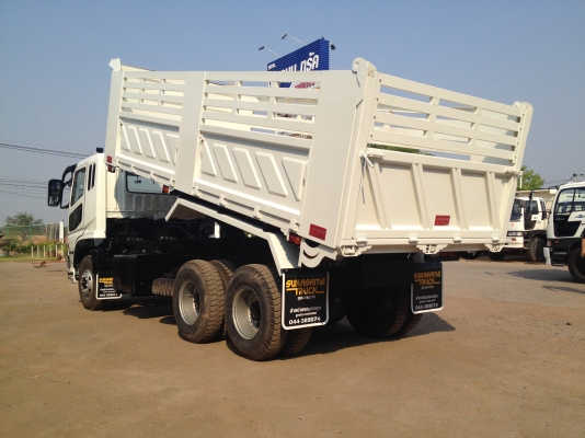 ขาย MITSUBISHI FUSO SUPERGRATE เครื่อง 6M70 380 แรงม้า ระบบน้ำมัน กระบะดัมพ์  6 เมตร กระบอกดั้มพ์ 15 ตัน ยาง 1000/20