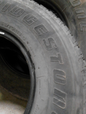 255/70R15  BRIDGE STONE DUELER H/T 840  มี 2 เส้น ยางเบอร์นี้หายาก  TEL.081-427-3941