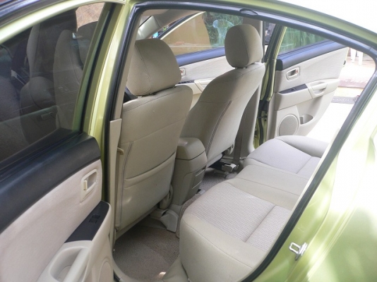 ขายรถ MAZDA 3 1.6 V  ตัว TOP ABS AIRBAG 2ใบ ออโต้  ปี2008 ไม่เคยติดแก็ส เครื่องดี