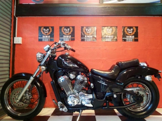 T&amp;T BIKE RAMA 2HONDA STEED 400 ปี96 อินวอย สพม. พรบ. รถสวยเก็บงานราคา57500 ฿