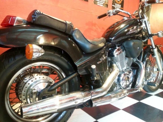 T&amp;T BIKE RAMA 2HONDA STEED 400 ปี96 อินวอย สพม. พรบ. รถสวยเก็บงานราคา57500 ฿
