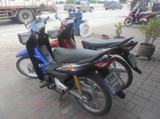 wave100sปี49รถบ้านเครื่องแน่นรถบ้านสีสวยเปลือกไม่แตกภาษีเต็ม