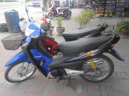 wave100sปี49รถบ้านเครื่องแน่นรถบ้านสีสวยเปลือกไม่แตกภาษีเต็ม