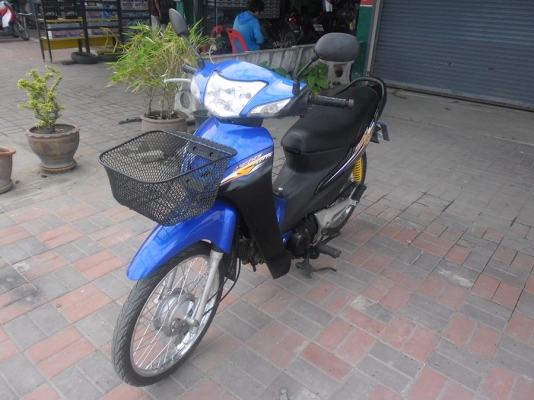 wave100sปี49รถบ้านเครื่องแน่นรถบ้านสีสวยเปลือกไม่แตกภาษีเต็ม