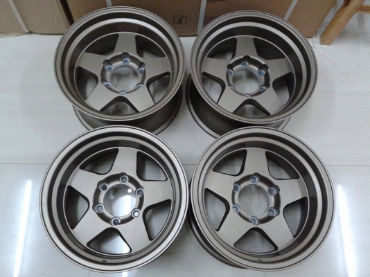 มาอีกแล้ว ล้อ 16x8.5 off-25 สีน้ำตาล สภาพ 99\% แต่ราคามือสอง