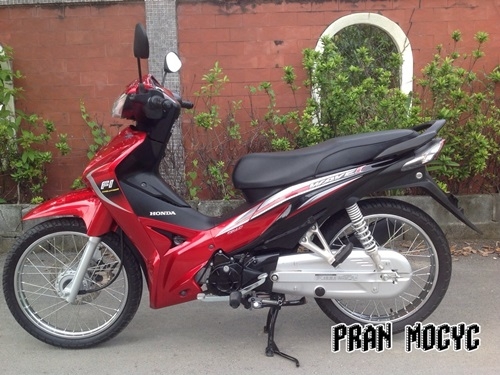 ขายHonda wave สีเเดงดำ ตัวใหม่ล่าสุด ปี2557