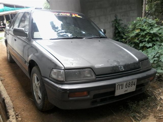 ขาย Honda CIVIC 1.5 EX ปี 92 โฉมท้ายแดงไฟท้ายสองชั้นเครื่องดียังไม่เคยติดแก๊สขาย 39000 บาท