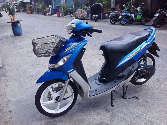 Mio amore ปี 51 ล้อแม็ค สีน้ำเงิน ดำ รถบ้าน สวย เครื่องเดิม เงียบกริบ