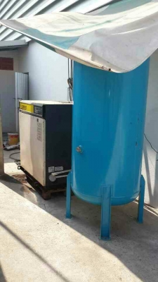 ขายปั๊มลม SCREW TYPE ขนาด 30 Hp พร้อมถัง