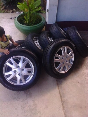 แม็กซ์บีโอ้ป้ายแดงพร้อมยางดันลอบ16565R14